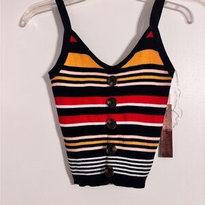 Almost Famous Multicolor Striped Camisole